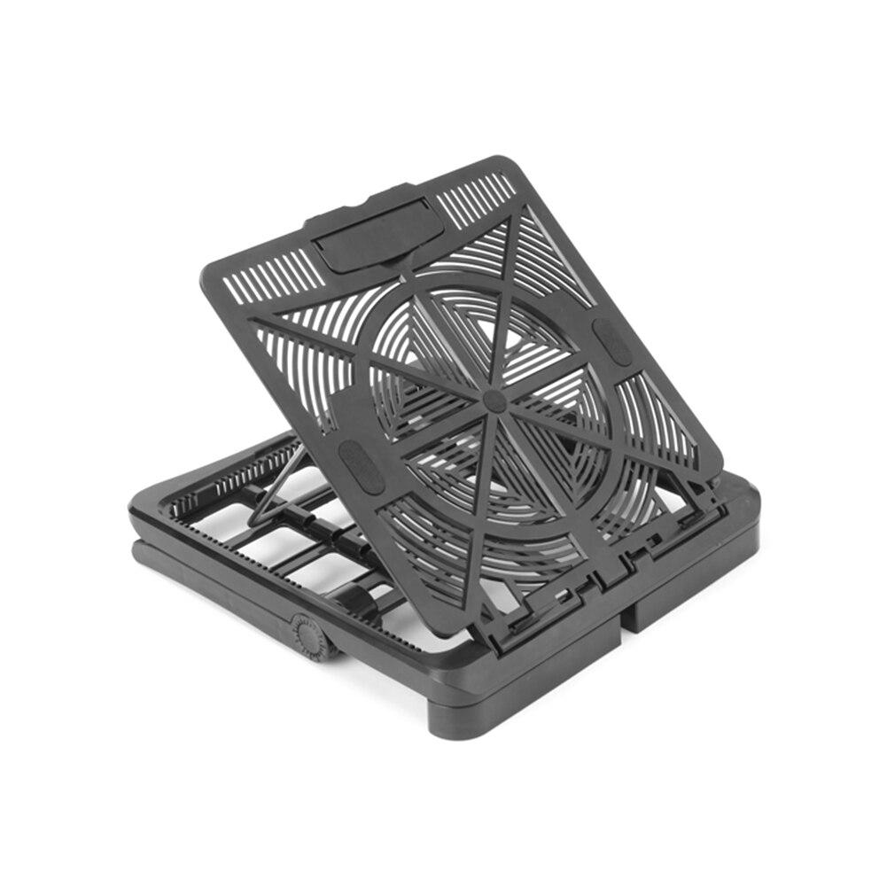 Tablet Notebook Holder with built-in foldable phone holder, showcasing adjustable angles and sturdy design in black color.